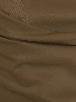 Top in lana drappeggiata
