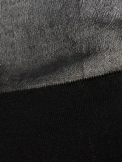 Top in maglia di misto viscosa con trasparenze