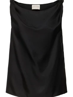 Top Remy in seta drappeggiata