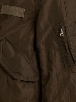 Treated nylon twill jacket