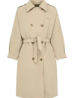 Trench in gabardina