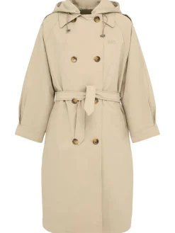 Trench in gabardina