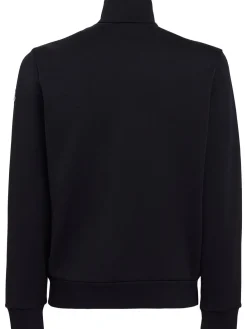 Tricolour-Trimmed cotton sweatshirt