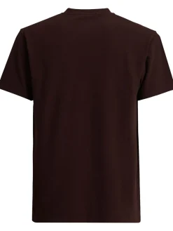 T-shirt a maniche corte in jersey di cotone crepe