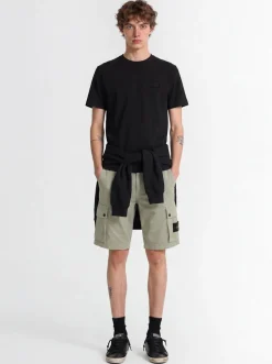 T-shirt a maniche corte in jersey di cotone crepe