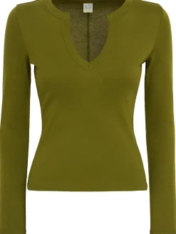 T-shirt a maniche lunghe Iman in cotone