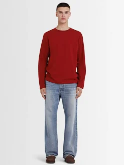 T-shirt a maniche lunghe in jersey di cotone