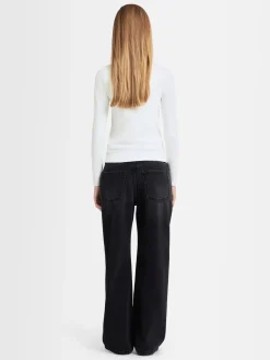 T-shirt a maniche lunghe Sofia in jersey stretch