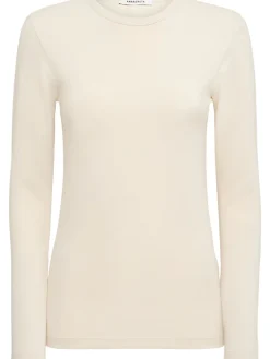 T-shirt a maniche lunghe Sofia in jersey stretch