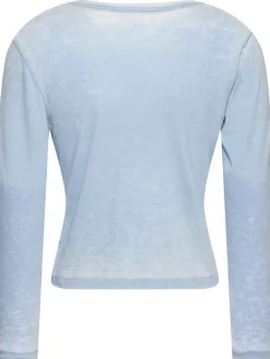 T-shirt boxy in misto cotone