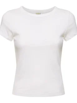 T-shirt Car Baby Tee in cotone organico a costine