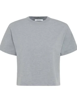 T-shirt cropped Greta in jersey di cotone