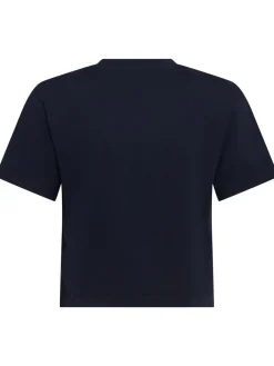 T-shirt cropped Greta in jersey di cotone