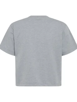 T-shirt cropped Greta in jersey di cotone