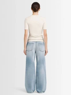 T-shirt Daisy in jersey di cotone stretch