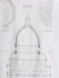 T-shirt Duomo a maniche lunghe