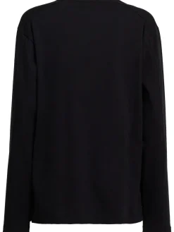 T-shirt in cotone a maniche lunghe