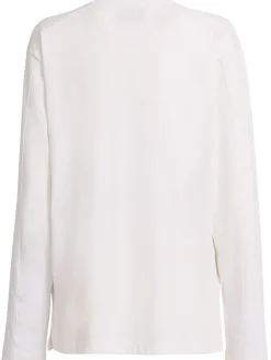 T-shirt in cotone a maniche lunghe