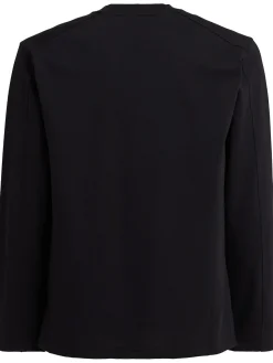 T-shirt in cotone a maniche lunghe