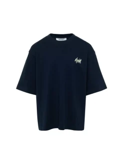 T-shirt in cotone con logo