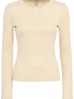 T-shirt in cotone Jess a maniche lunghe