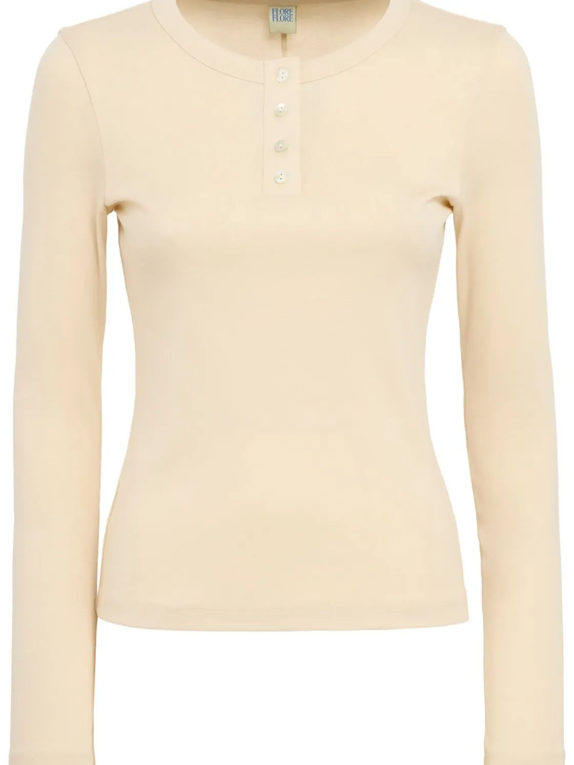 T-shirt in cotone Jess a maniche lunghe