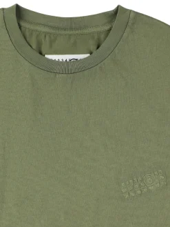 T-shirt in jersey di cotone con logo