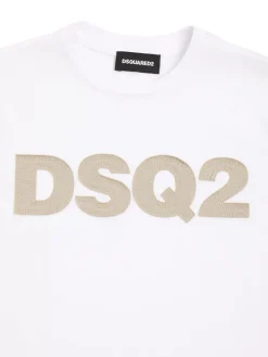 T-shirt in jersey di cotone con logo