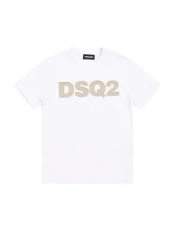 T-shirt in jersey di cotone con logo