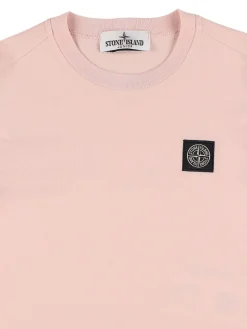 T-shirt in jersey di cotone con logo