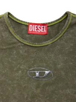 T-shirt in jersey di cotone con logo