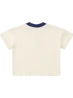 T-shirt in jersey di cotone stampato