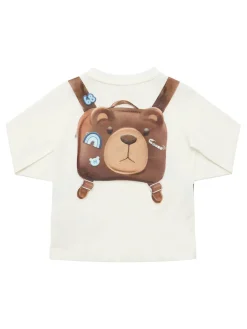 T-shirt in jersey di cotone stampato