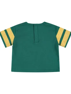 T-shirt in jersey di cotone stampato