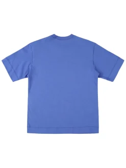 T-shirt in jersey di cotone stampato