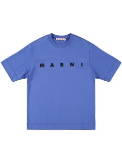 T-shirt in jersey di cotone stampato