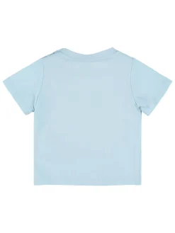 T-shirt in jersey di cotone stampato