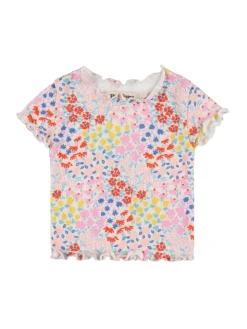T-shirt in jersey di cotone stampato