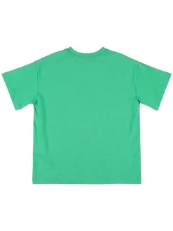 T-shirt in jersey di cotone stampato