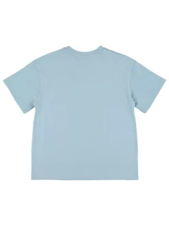 T-shirt in jersey di cotone stampato