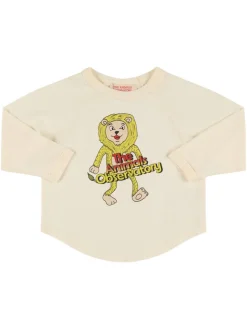 T-shirt in jersey di cotone stampato