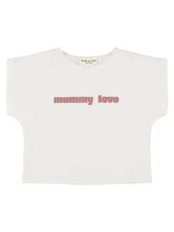 T-shirt in jersey di cotone stampato