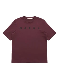 T-shirt in jersey di cotone stampato