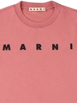 T-shirt in jersey di cotone stampato