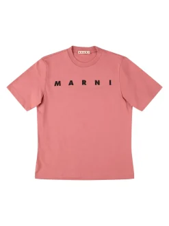 T-shirt in jersey di cotone stampato