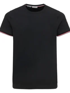 T-shirt in jersey di cotone stretch