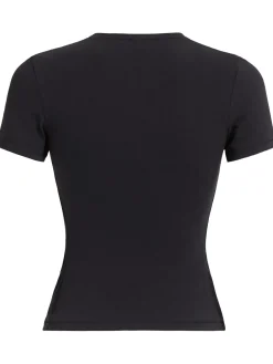 T-shirt in jersey di misto cotone