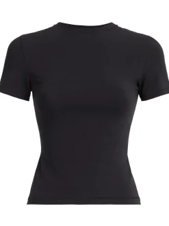T-shirt in jersey di misto cotone