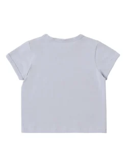 T-shirt in jersey di misto cotone con stampa