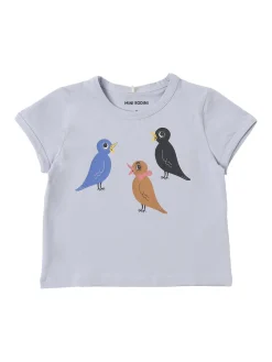 T-shirt in jersey di misto cotone con stampa